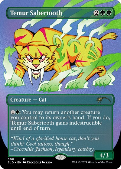 Temur Sabertooth  Foil Etched|0|0|0.00