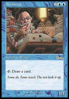 Archivist (Urza's Legacy) Light Play
