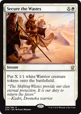 Secure the Wastes (Dragons of Tarkir) Near Mint
