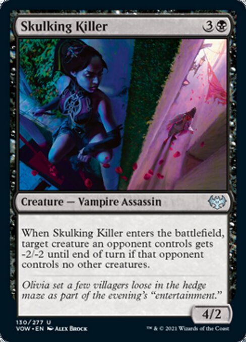 Skulking Killer (Innistrad: Crimson Vow) Near Mint Foil