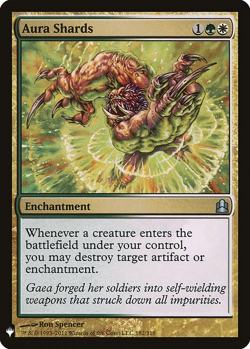 Aura Shards (Commander Art) (Mystery Booster) Near Mint