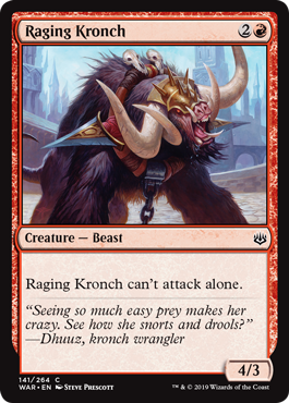 Raging Kronch (War of the Spark) Near Mint