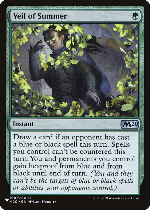 Veil of Summer (The List) Near Mint