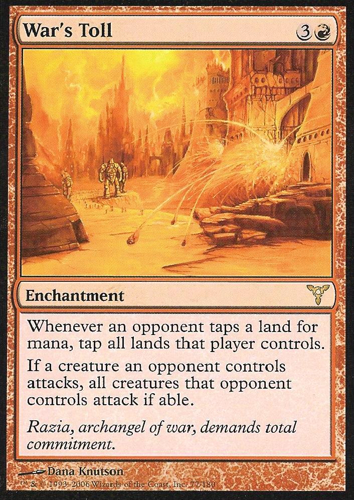 War's Toll (Dissension) Near Mint Foil