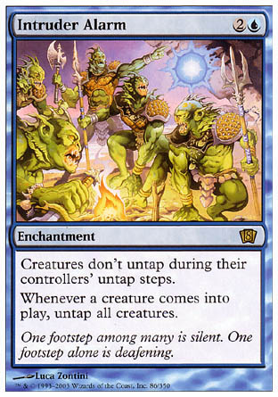 Intruder Alarm (8th Edition) Heavy Play Foil