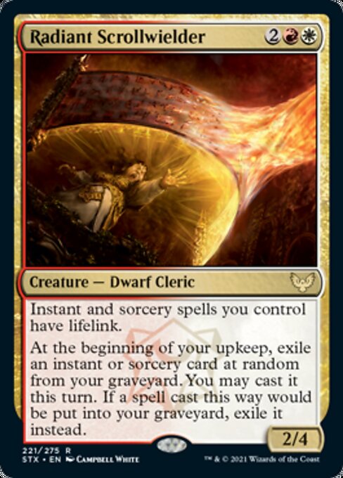 Radiant Scrollwielder (Strixhaven) Light Play