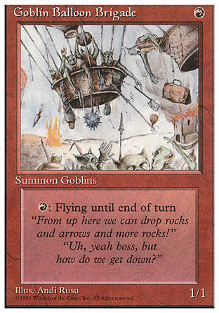 Goblin Balloon Brigade (4th Edition) Heavy Play