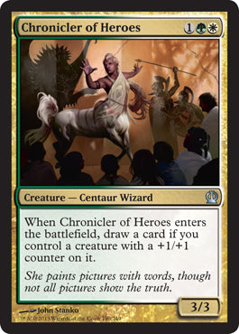 Chronicler of Heroes (Theros) Light Play Foil