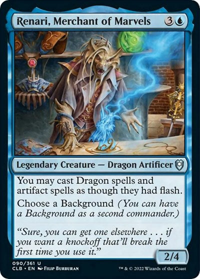 Renari, Merchant of Marvels (Commander Legends: Battle for Baldur's Gate) Near Mint Foil