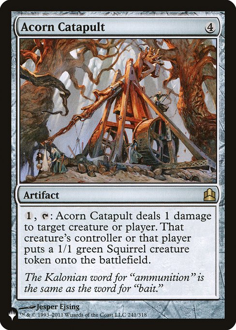 Acorn Catapult (The List) Medium Play