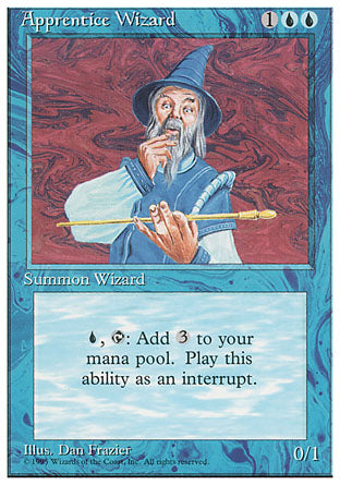 Apprentice Wizard (4th Edition) Medium Play