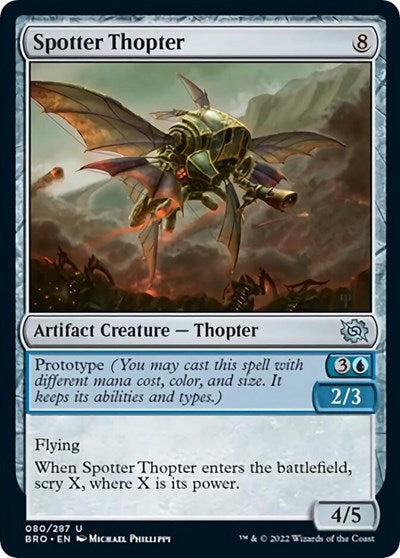 Spotter Thopter (The Brothers' War) Near Mint Foil