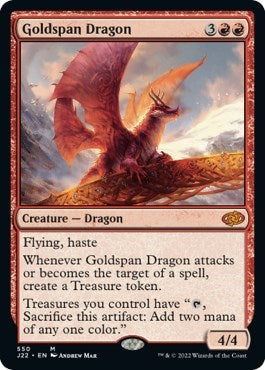Goldspan Dragon (Jumpstart 2022) Near Mint