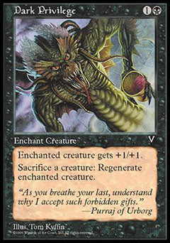 Dark Privilege (Visions) Medium Play