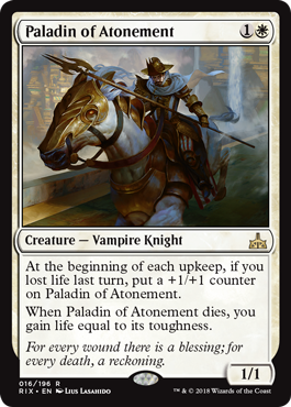 Paladin of Atonement (Rivals of Ixalan) Medium Play
