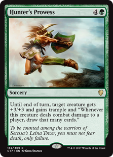 Hunter's Prowess (Commander 2017) Near Mint