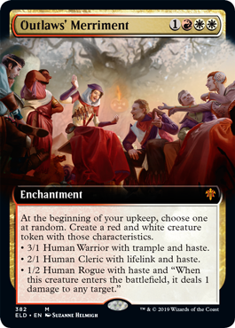 Outlaws Merriment (Extended Art) (Throne of Eldraine) Near Mint Foil