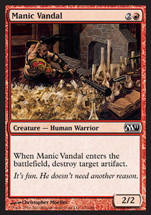 Manic Vandal (Magic 2011 Core Set) Near Mint