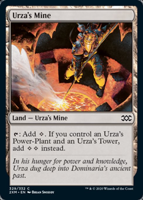 Urza's Mine (Double Masters) Light Play Foil