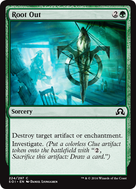 Root Out (Shadows Over Innistrad) Medium Play