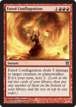 Fated Conflagration (Born of the Gods) Near Mint Foil