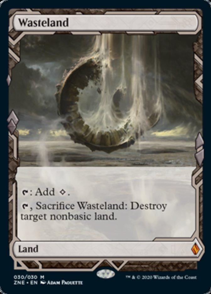 Wasteland (Zendikar Rising Expeditions) Medium Play