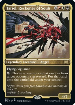 Tariel, Reckoner of Souls (Foil Etched) (Double Masters 2022) Near Mint Foil
