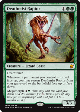 Deathmist Raptor (Dragons of Tarkir) Near Mint