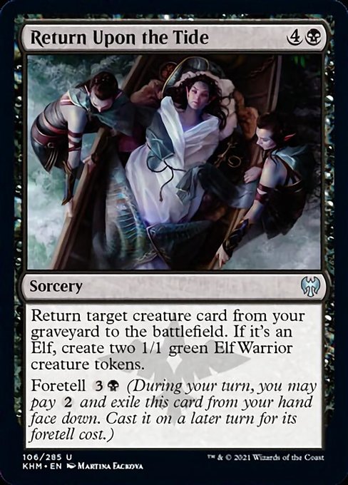Return Upon the Tide (Kaldheim) Near Mint Foil