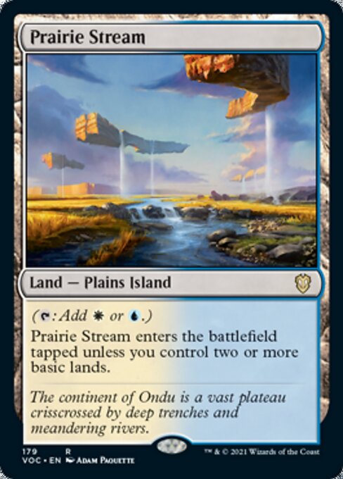 Prairie Stream (Commander 2021 Crimson Vow) Near Mint