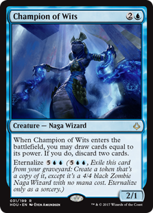 Champion of Wits (Hour of Devastation) Medium Play