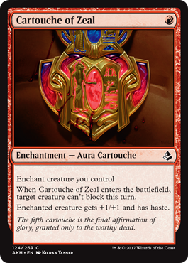 Cartouche of Zeal (Amonkhet) Medium Play
