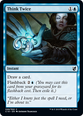 Think Twice (Commander 2019) Near Mint