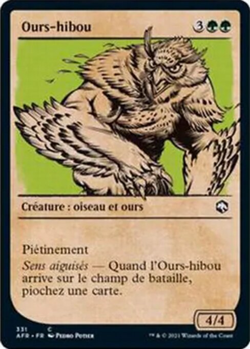 Owlbear (Showcase) (Adventures in the Forgotten Realms) Near Mint