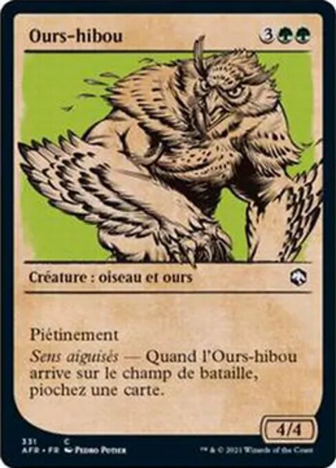 Owlbear (Showcase) (Adventures in the Forgotten Realms) Near Mint Foil