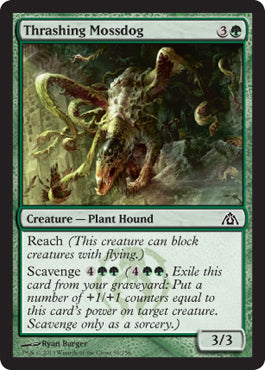 Thrashing Mossdog (Dragon's Maze) Medium Play