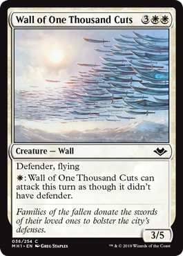 Wall of One Thousand Cuts (Modern Horizons) Near Mint