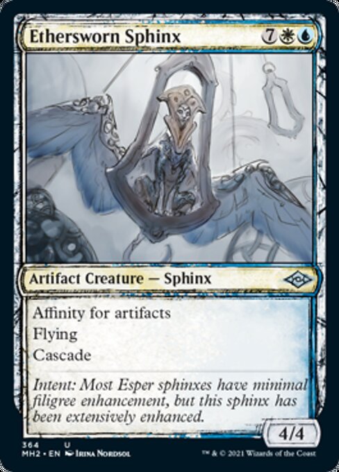 Ethersworn Sphinx (Showcase) (Modern Horizons 2) Near Mint