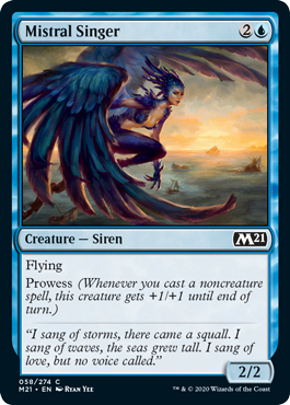Mistral Singer (Magic 2021 Core Set) Near Mint