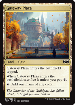 Gateway Plaza (Ravnica Allegiance) Near Mint