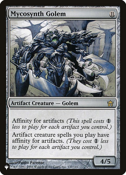 Mycosynth Golem (The List) Medium Play