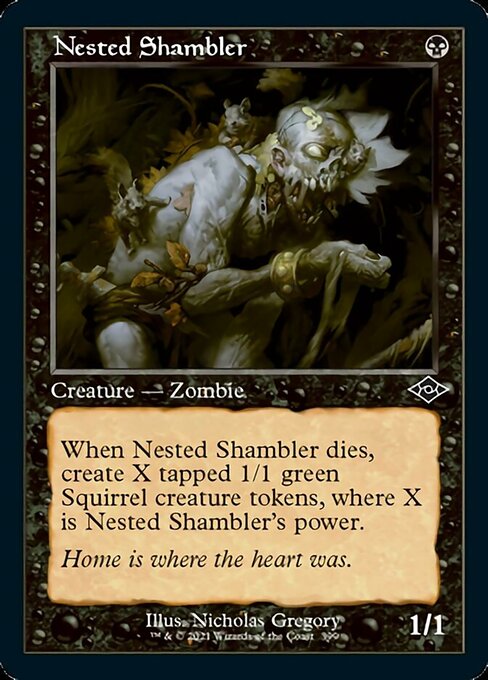 Nested Shambler (Retro Frame) (Modern Horizons 2) Light Play