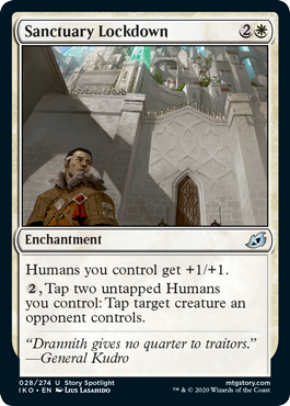 Sanctuary Lockdown (Ikoria: Lair of Behemoths) Near Mint Foil