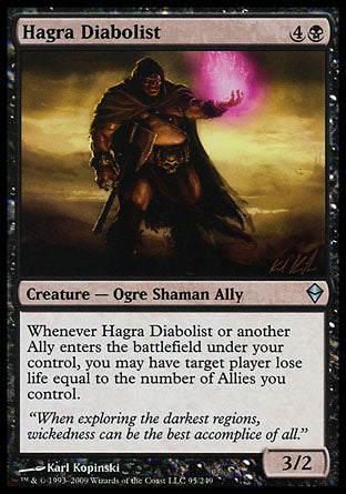 Hagra Diabolist (Zendikar) Medium Play