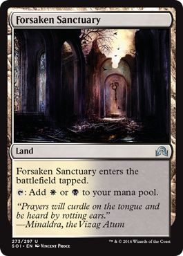Forsaken Sanctuary (Shadows Over Innistrad) Near Mint