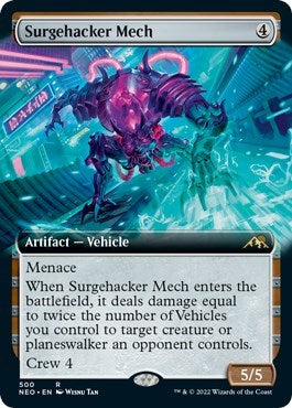 Surgehacker Mech (Extended Art) (Kamigawa: Neon Dynasty) Near Mint