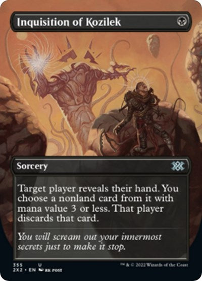 Inquisition of Kozilek (Borderless) (Double Masters 2022) Near Mint Foil