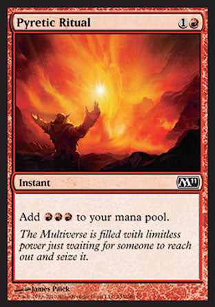 Pyretic Ritual (Magic 2011 Core Set) Medium Play