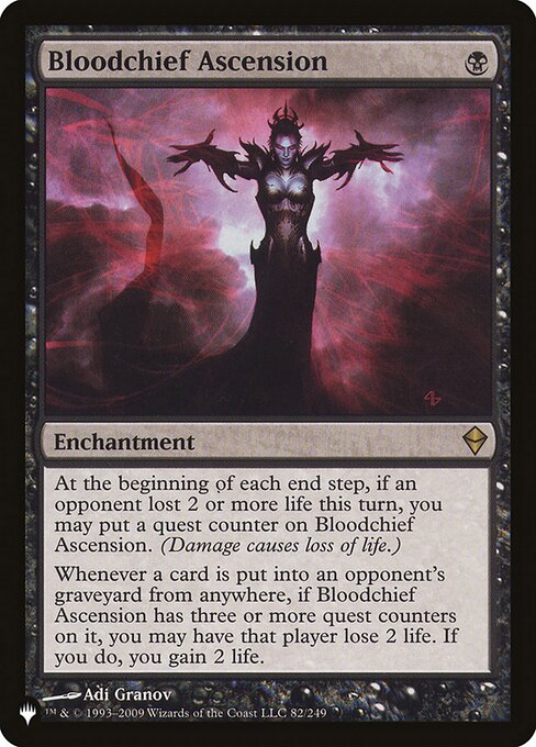 Bloodchief Ascension (The List) Near Mint