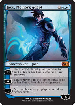 Jace, Memory Adept (Magic 2014 Core Set) Light Play